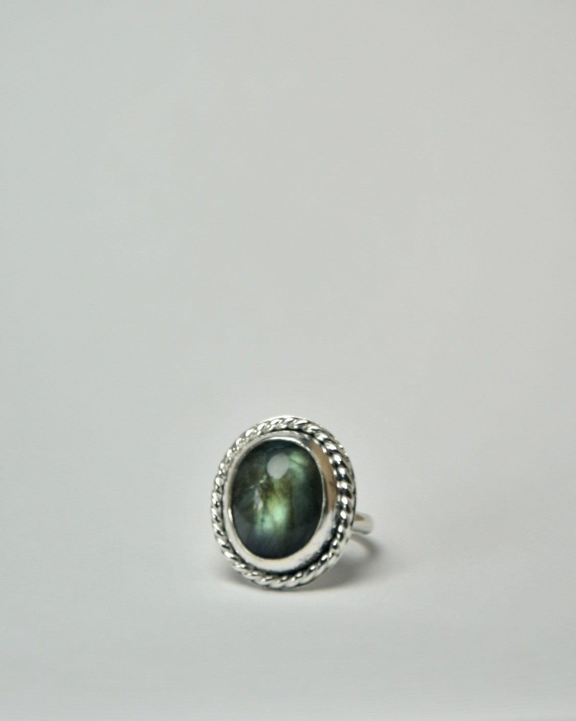 Peacock Labradorite Mood Ring (CUSTOM SIZE)