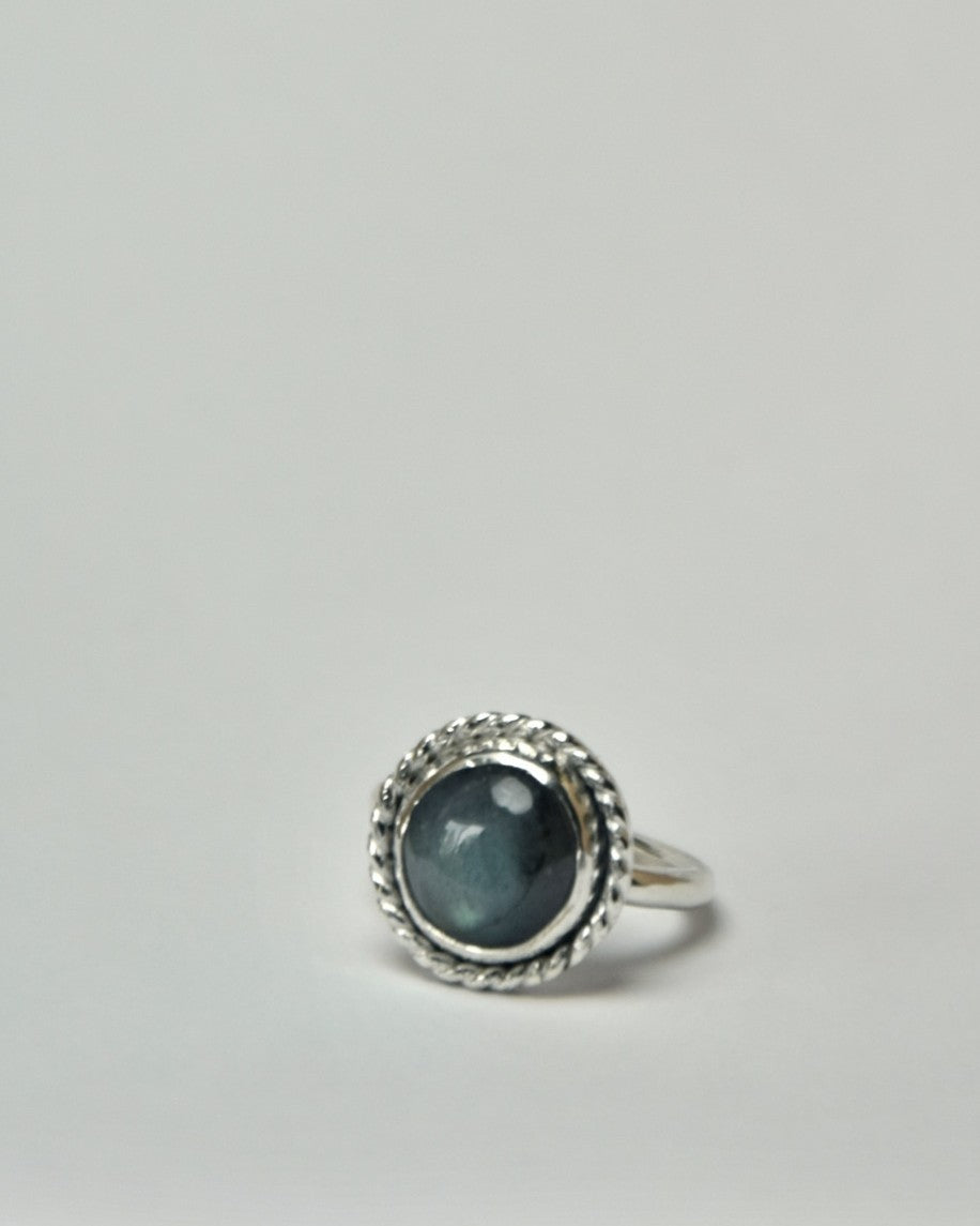 Peacock Labradorite Mood Ring (#2) (Size 7.5)