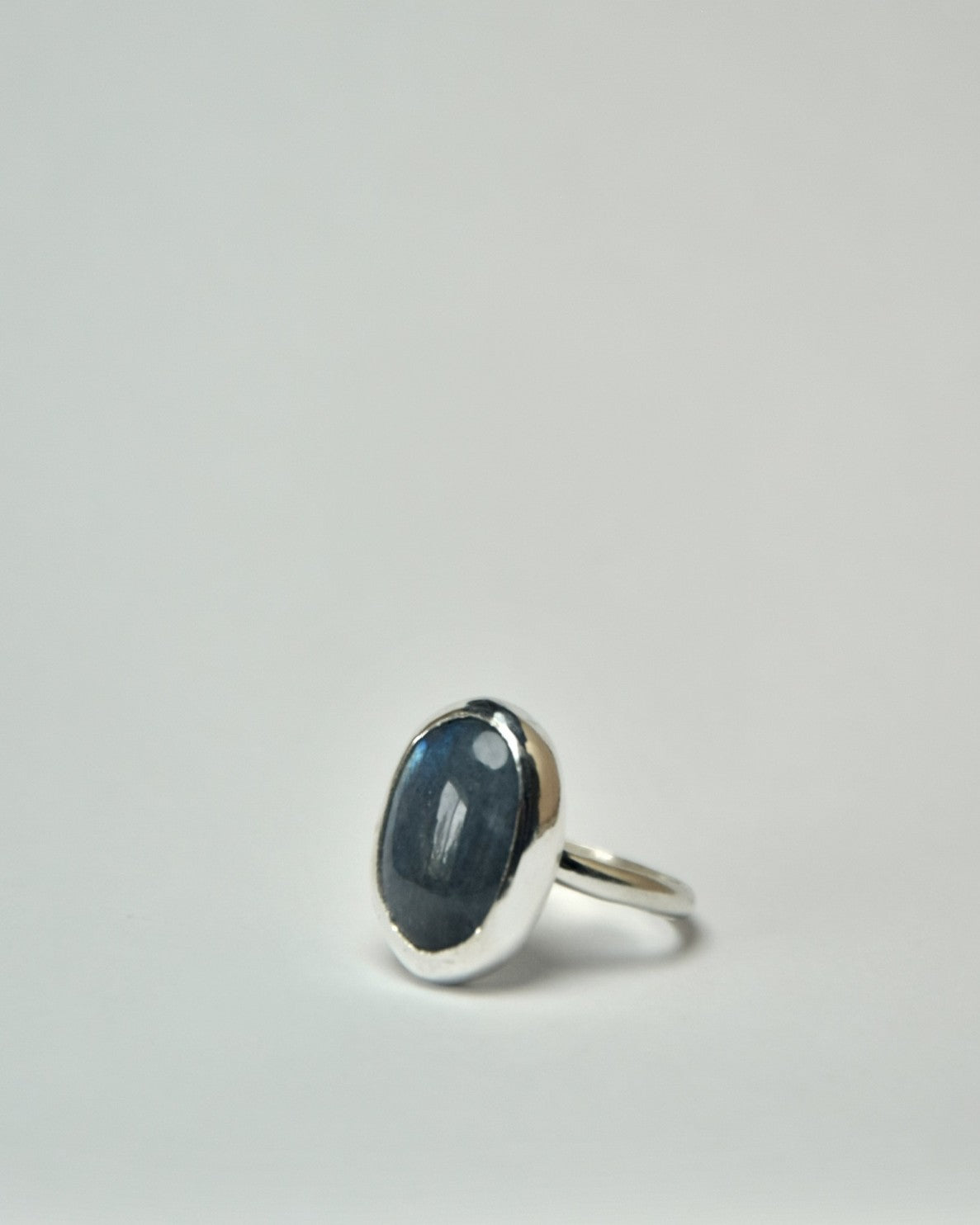 Peacock Labradorite Mood Ring (#4) (Size 7)