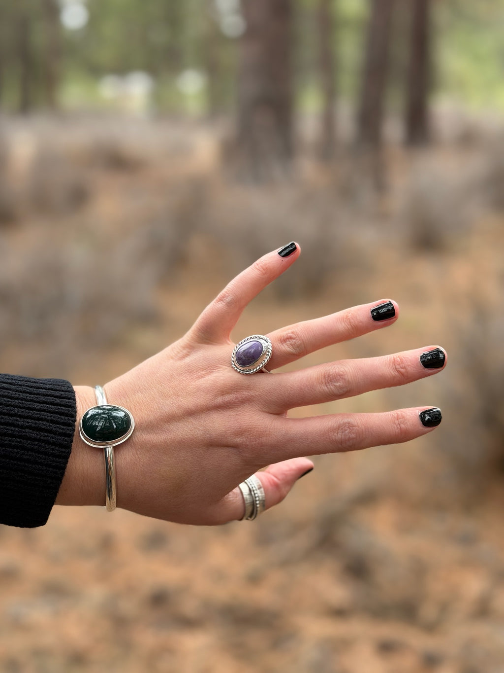 Violet Veil Ring