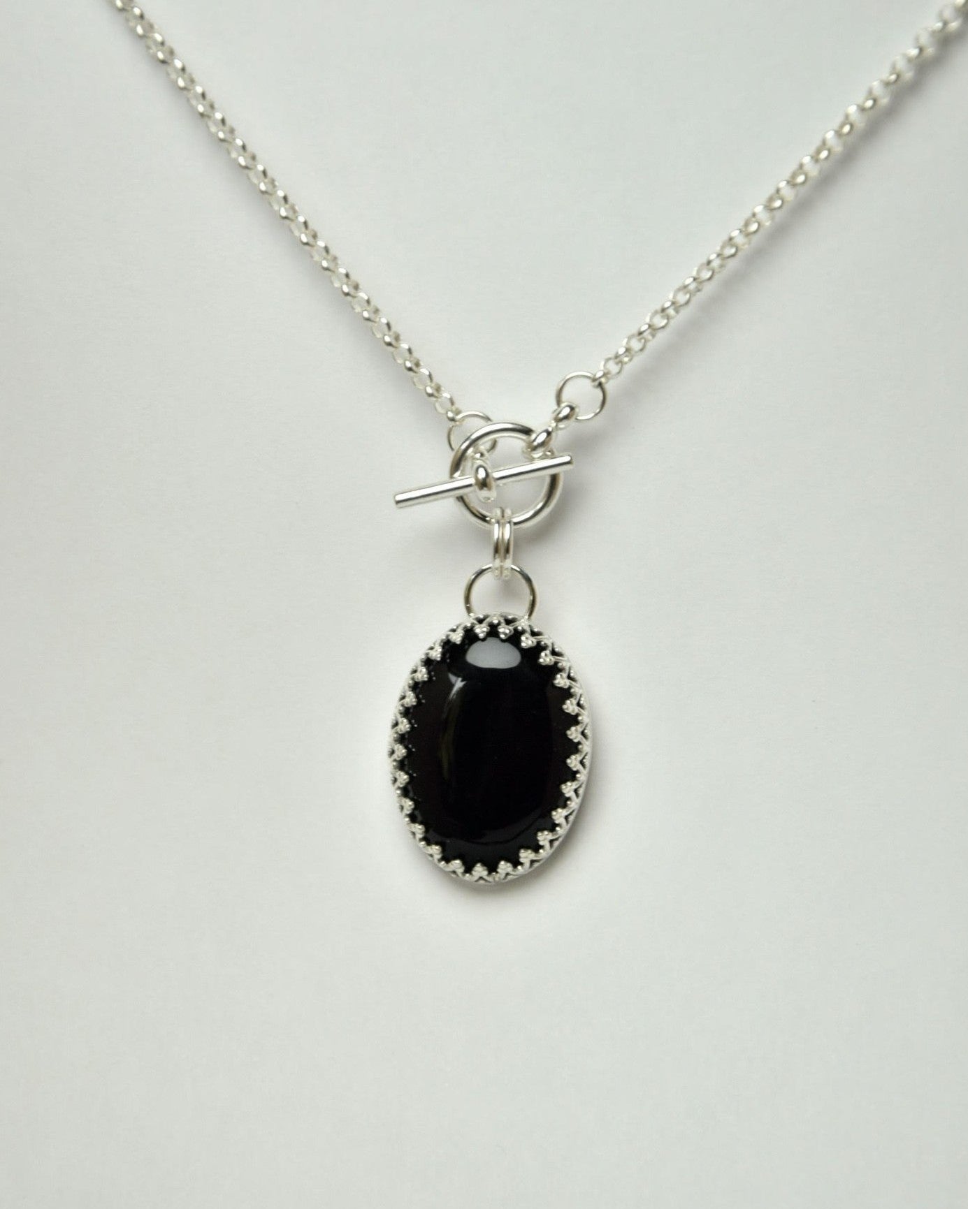 Obsidian Queen Pendant
